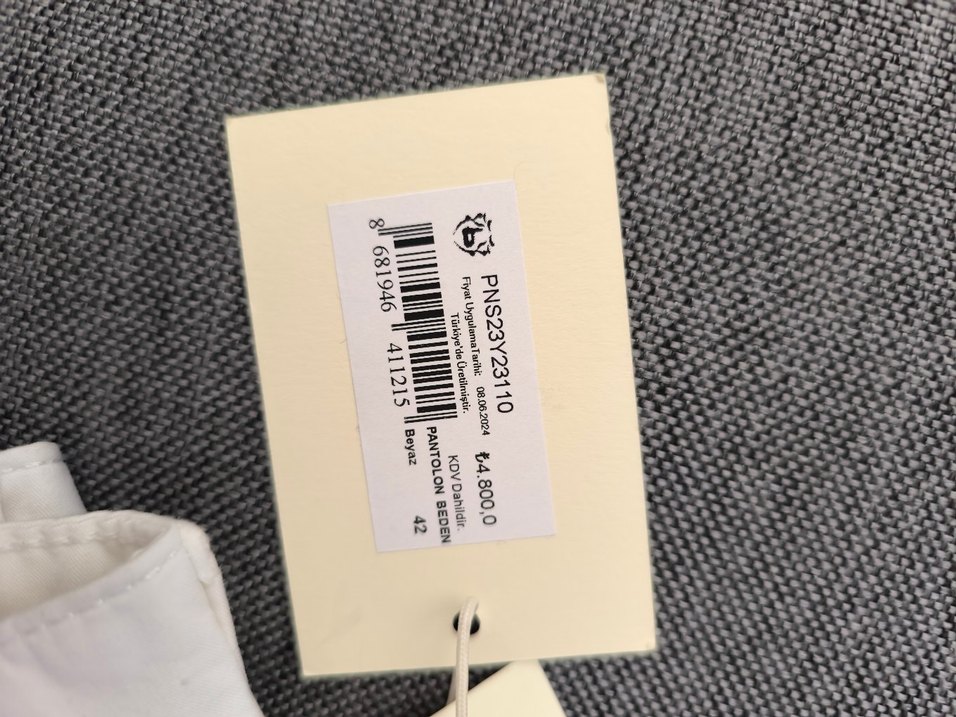 BİSSE 42 BEDEN ERKEK PANTOLON - Görsel 4