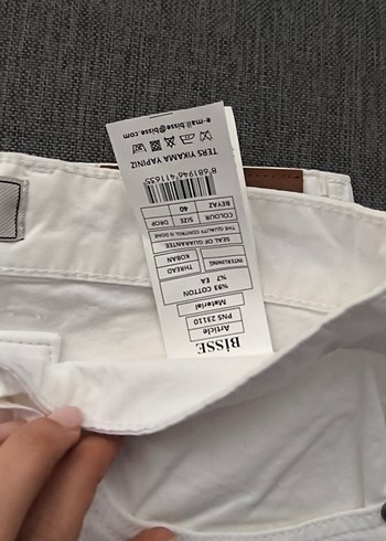 BİSSE 40 BEDEN PANTOLON - Görsel 2