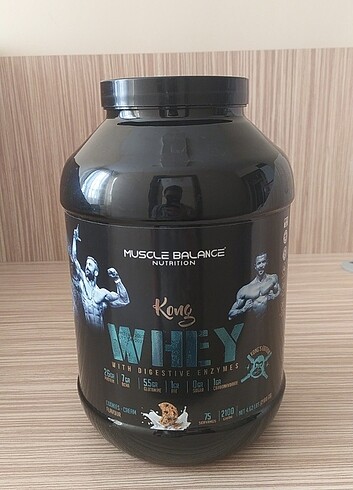 2 kg Whey Protein Isolatte Kong Edition 3 lü set