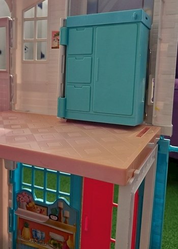 Pembe Renkli Oyuncak Ev - Görsel 6