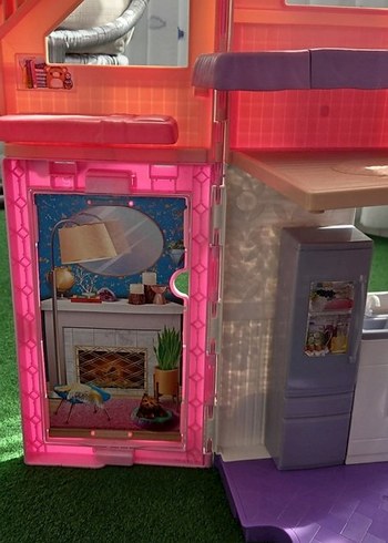 Pembe Renkli Oyuncak Ev - Görsel 9