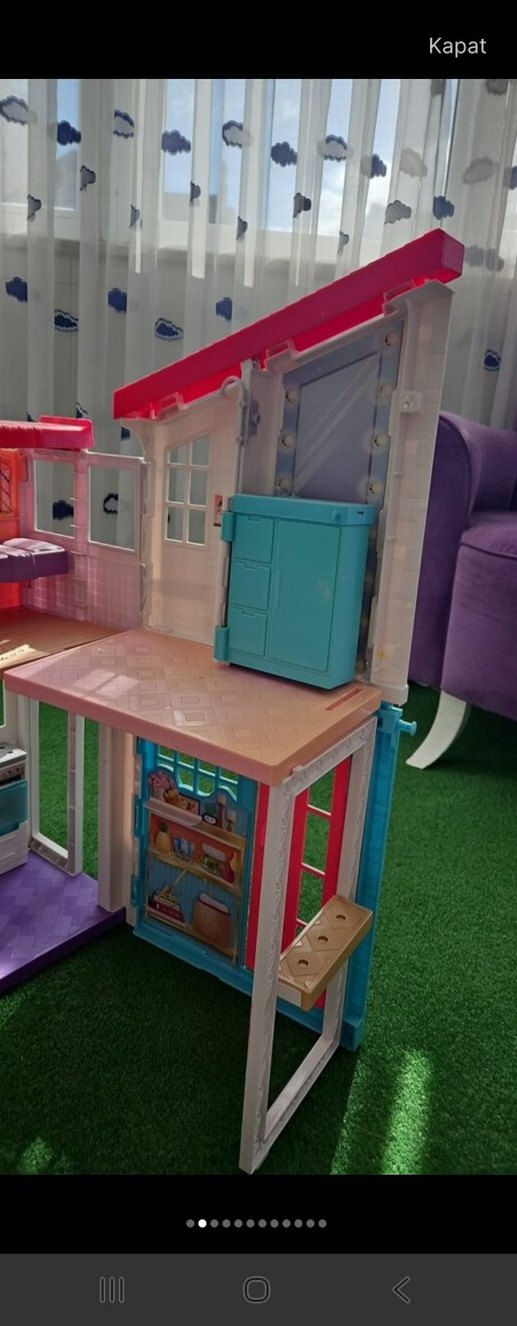 Pembe Renkli Oyuncak Ev - Görsel 2