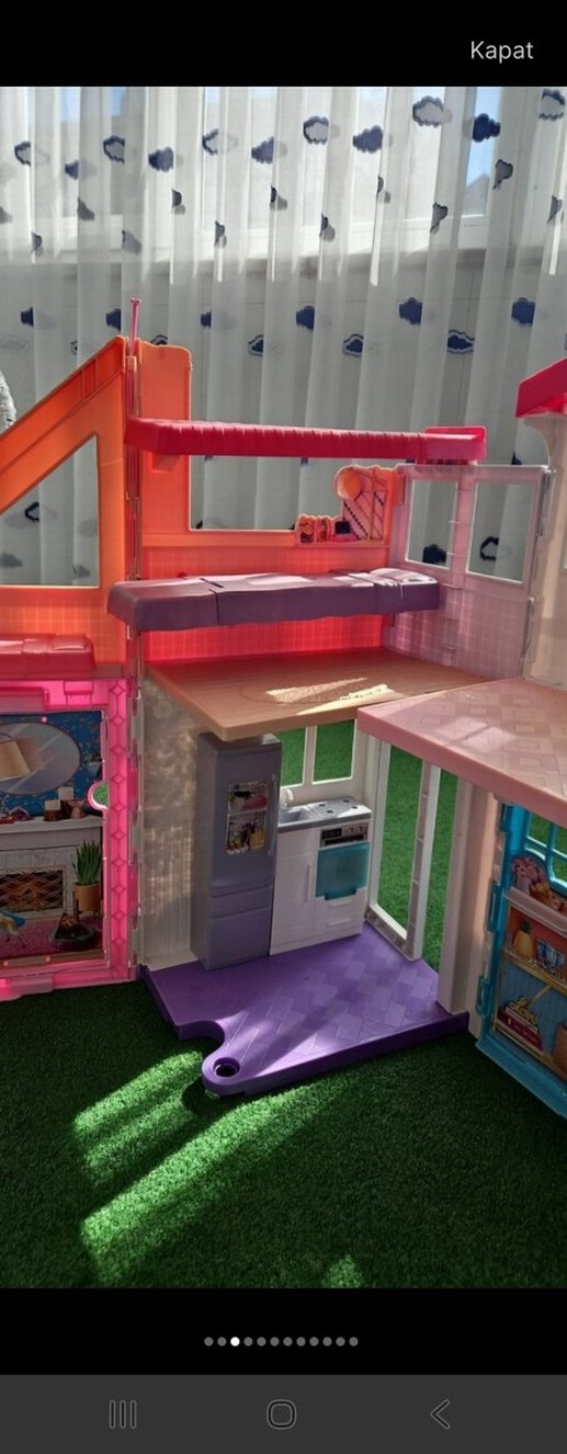 Pembe Renkli Oyuncak Ev - Görsel 3