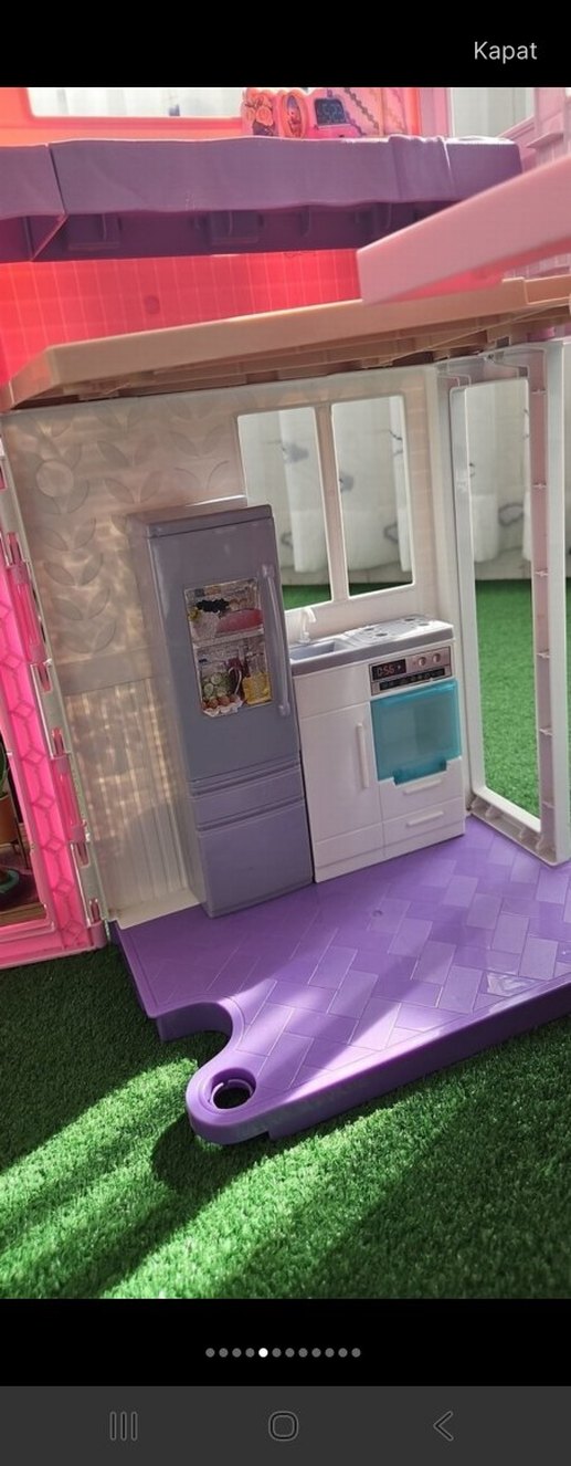 Pembe Renkli Oyuncak Ev - Görsel 4