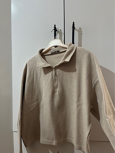 m Beden camel Renk Kadın sweat polar