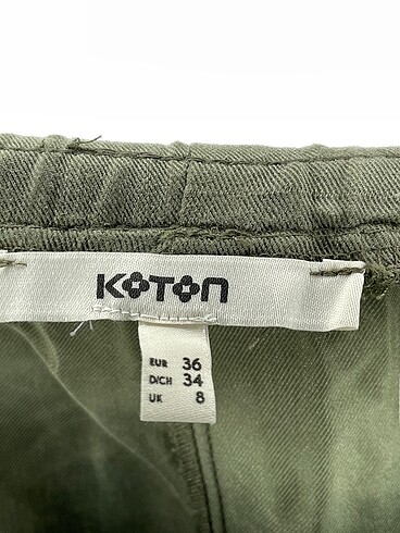 36 Beden haki Renk Koton Düz Kesim %70 İndirimli.