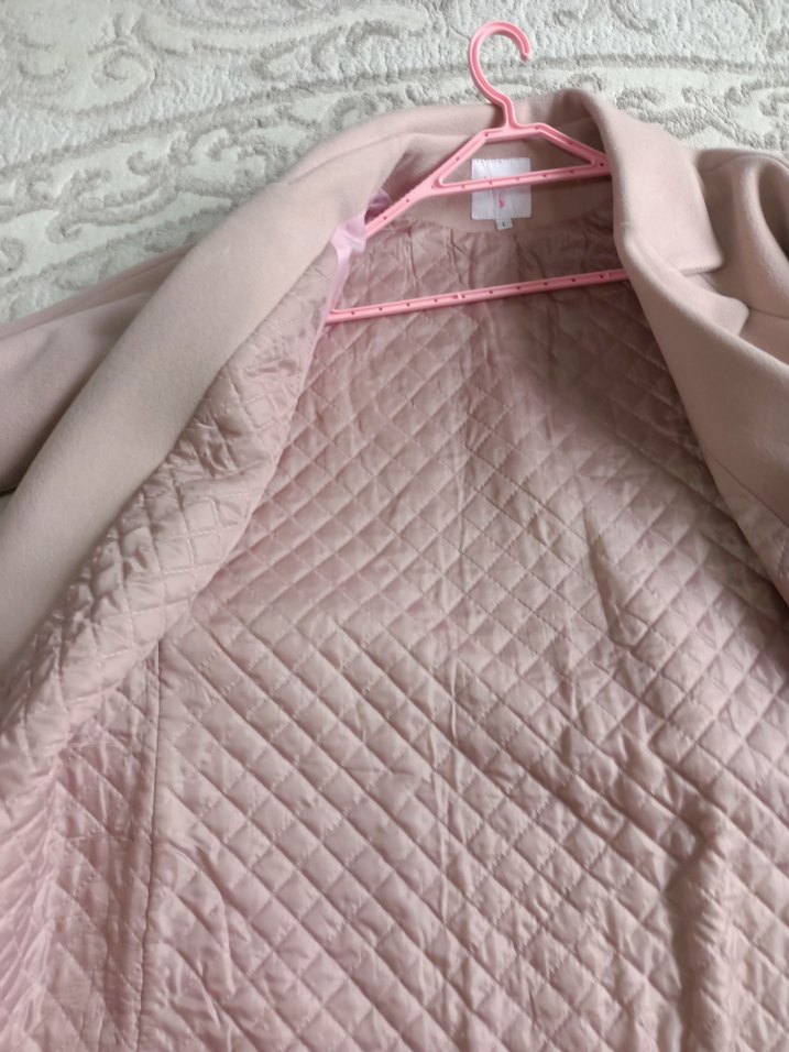 Kuşaklı Pudra Kadın Kaban yurtdışından alındı - Görsel 3