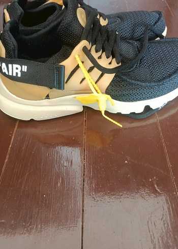 Sarı Detaylı Siyah Spor Kadın Sneakers - Görsel 2