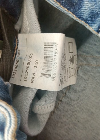 Kız Çocuk Renkli kot Etek - Görsel 5