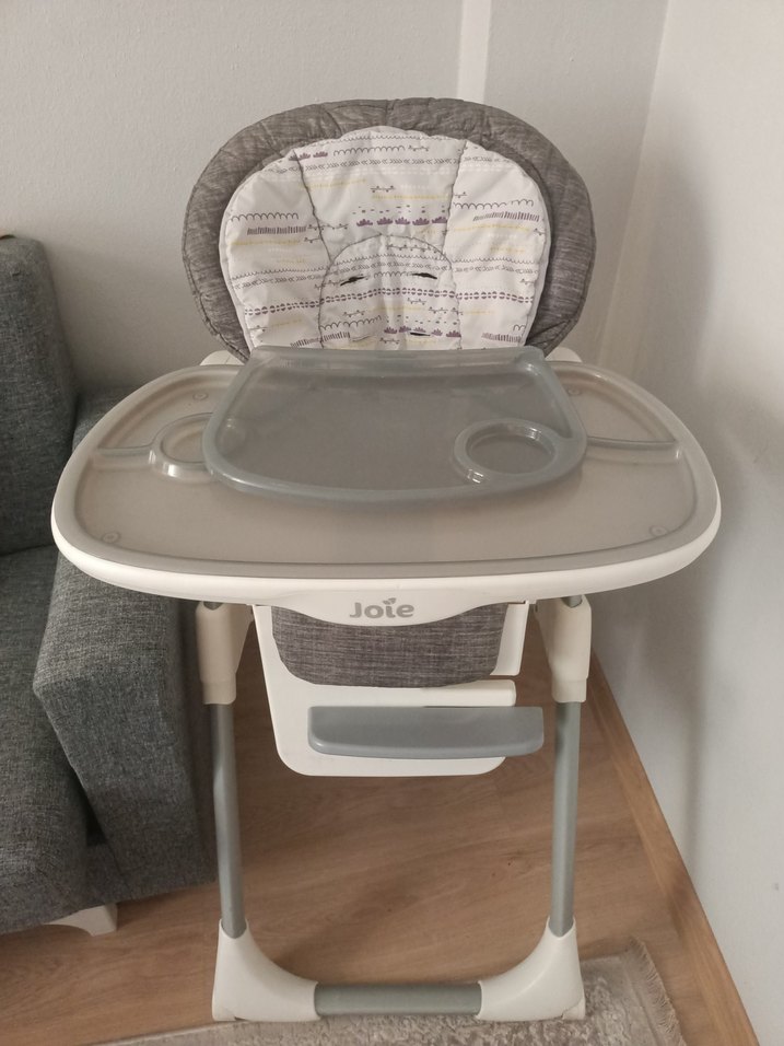 Joie Gri Bebek Mama Sandalyesi sıfır ayarında orjinal ürün - Görsel 3