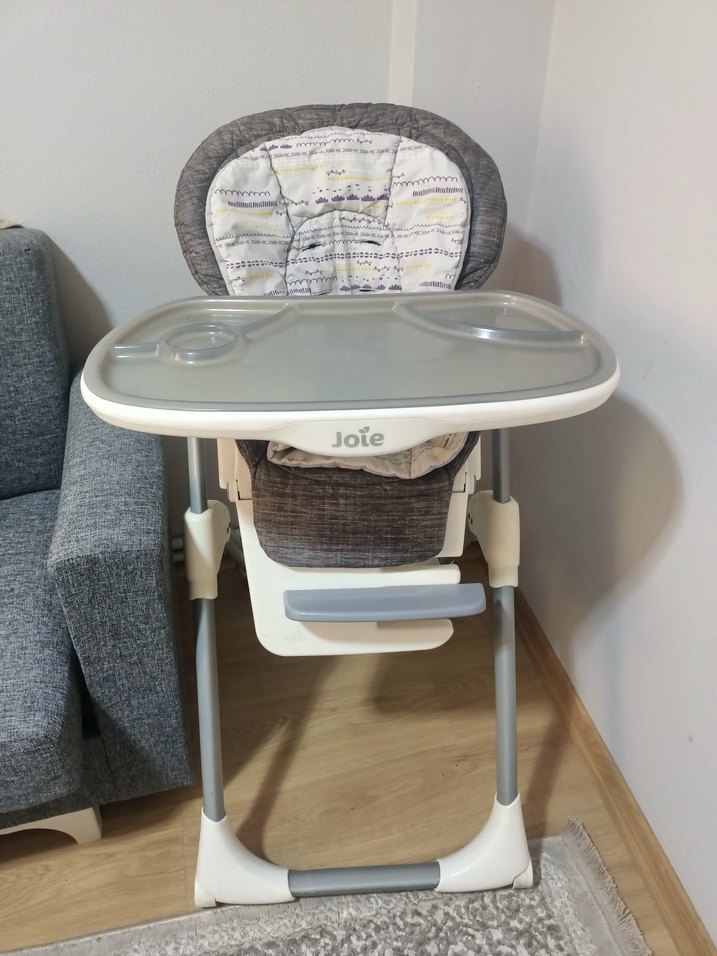 Joie Gri Bebek Mama Sandalyesi sıfır ayarında orjinal ürün - Görsel 5