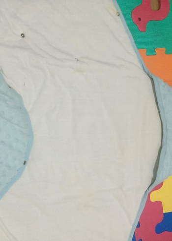 Mavi Desenli Bebek Battaniyesi - Görsel 2