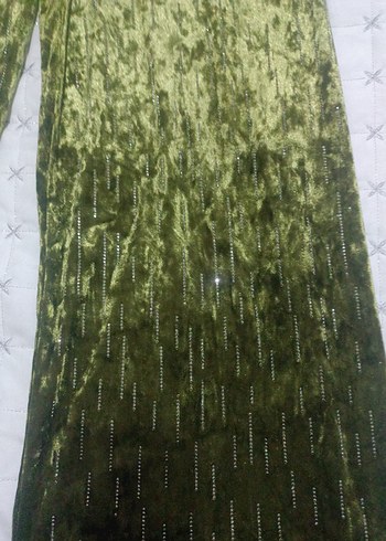 Yeşil Parlak Uzun Kollu Kadın takim - Görsel 7