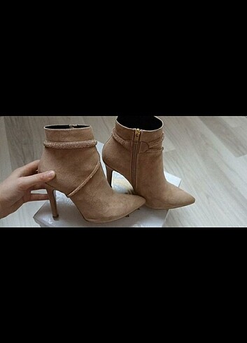 39 Beden İnce Topuklu Bot,Platform Ayakkabı,Stiletto
