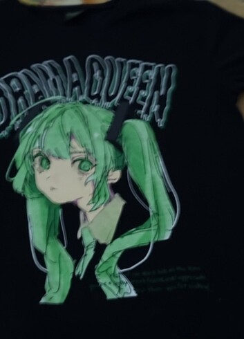 hatsune miku köstebek anime tişört 