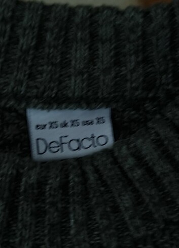Defacto yesil kazak defacto