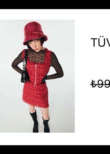 Twist Twıst dokuma crop 34 36 bedene uygun