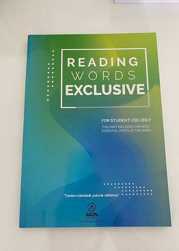 Akın Dil - Reading Words Exclusive
