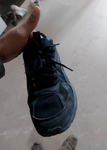 Erkekler için Siyah Spor Ayakkabı Bağcığı - Görsel 3