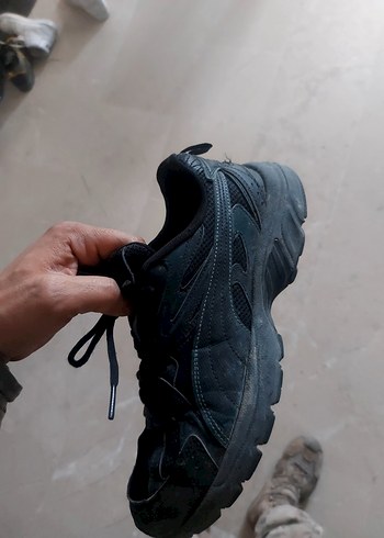 Erkekler için Siyah Spor Ayakkabı Bağcığı - Görsel 2