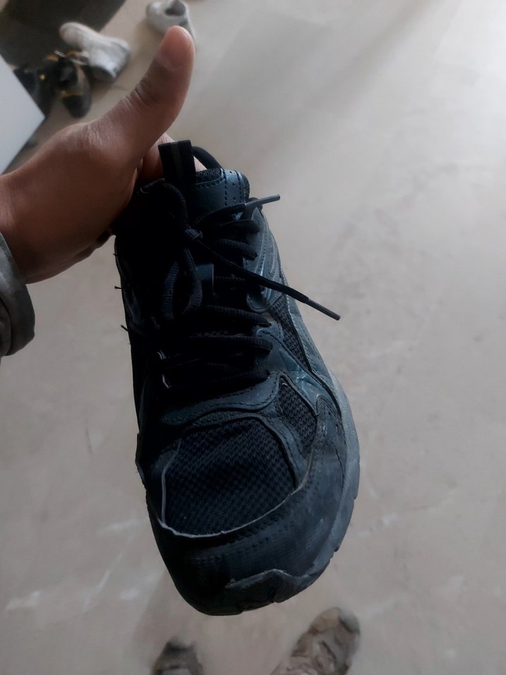 Erkekler için Siyah Spor Ayakkabı Bağcığı - Görsel 3