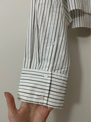 Zara Zara crop gomlek