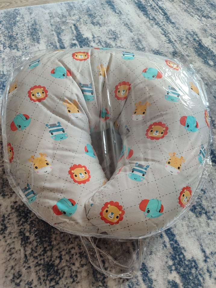 Renkli Desenli Emzirme ve Hamile Yastığı - Görsel 4