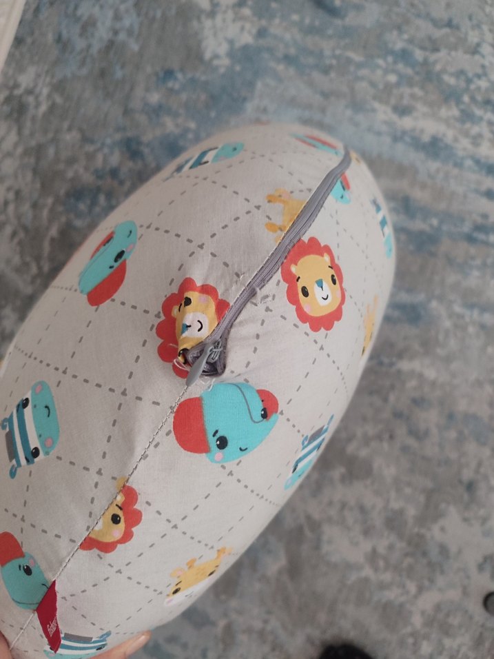 Renkli Desenli Emzirme ve Hamile Yastığı - Görsel 5