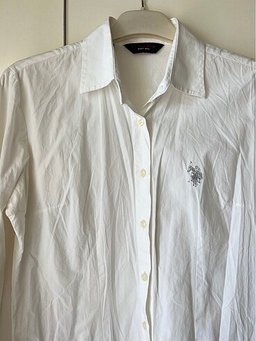 U.S Polo Assn. Us polo klasik beyaz gömlek