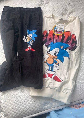 Sonic Baskılı Erkek Çocuk Eşofman Takımı