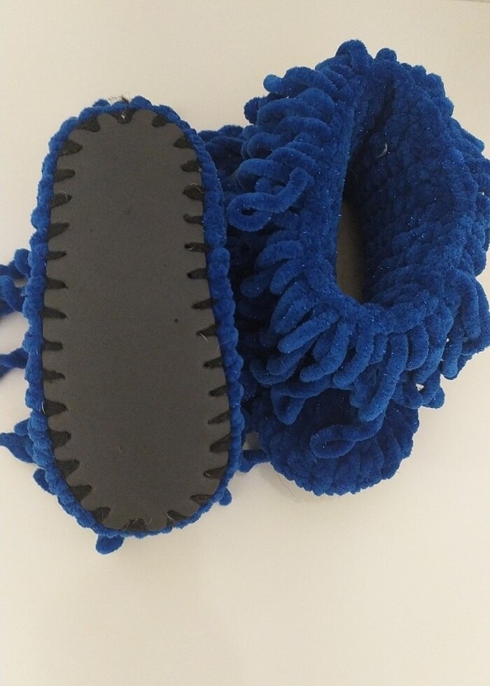 Çocuk örgü model panduf  - Görsel 2