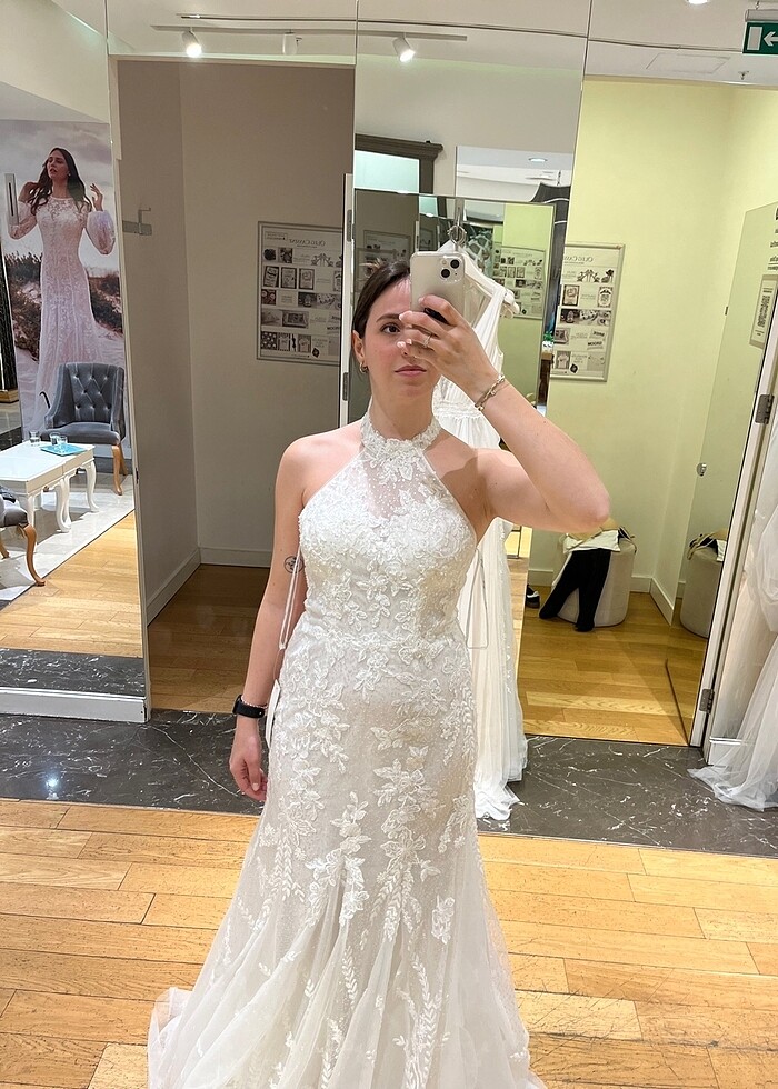 Oleg cassini gelinlik - Görsel 5