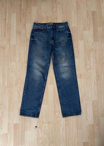 Lee Cooper Koyu Mavi Rahat Kesim Denim Jean