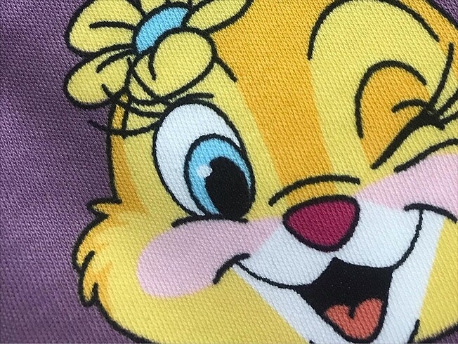 3 Yaş Beden mor Renk Pijama Takımı