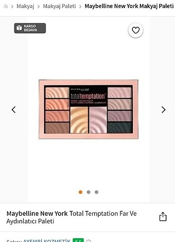 Maybelline Far paleti