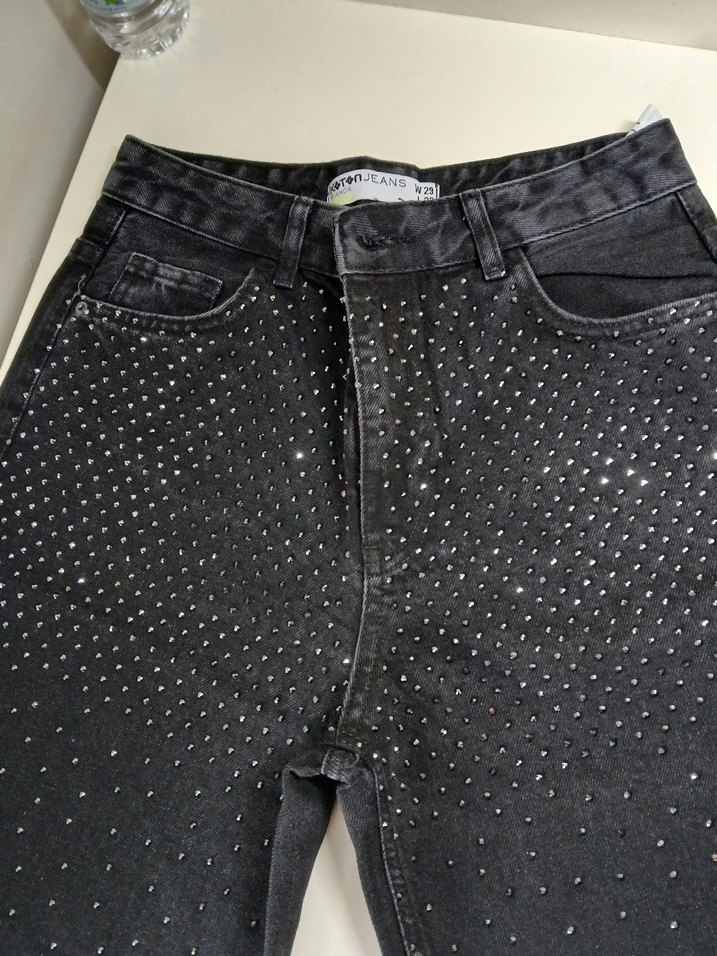 Koton taşlı jean - Görsel 3