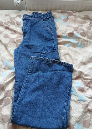 Kadın Mavi kot pantolon - Görsel 2