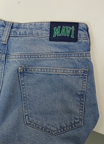 Mavi Barcelona kolej gölgeli yırtıklı ındigo mavisi jean pantolo - Görsel 8