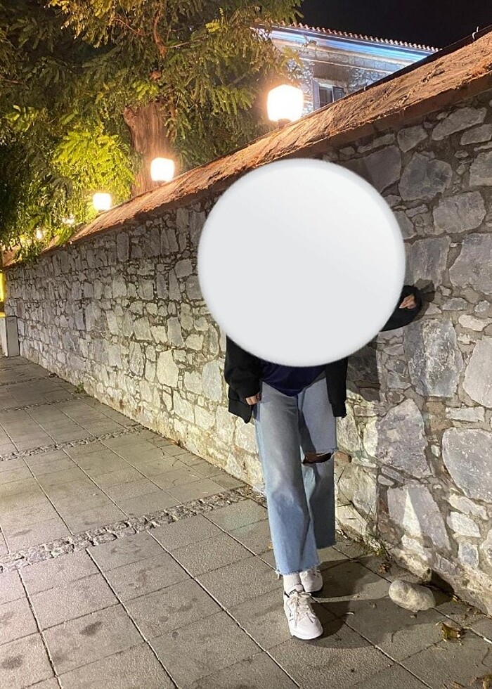 Mavi Barcelona kolej gölgeli yırtıklı ındigo mavisi jean pantolo - Görsel 3