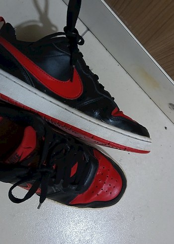 Nike Court Borough Low Recraft Kırmızı Unisex - Görsel 4