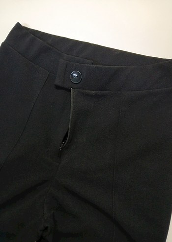 Siyah Kadın Kumaş Pantolon - Görsel 3