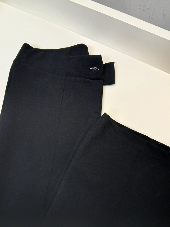 Siyah Kadın Kumaş Pantolon - Görsel 2