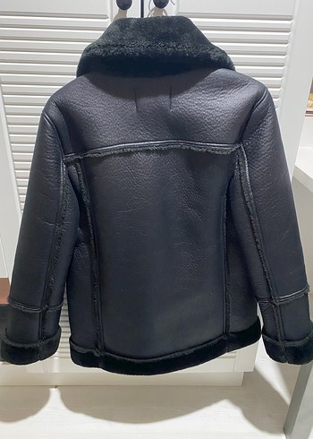 Stradivarius Siyah Kürklü Biker
Deri Kadın Ceket - Görsel 5