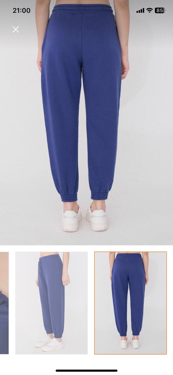 Addax Mavi Rahat Kesim Kadın Eşofman Altı - Görsel 2