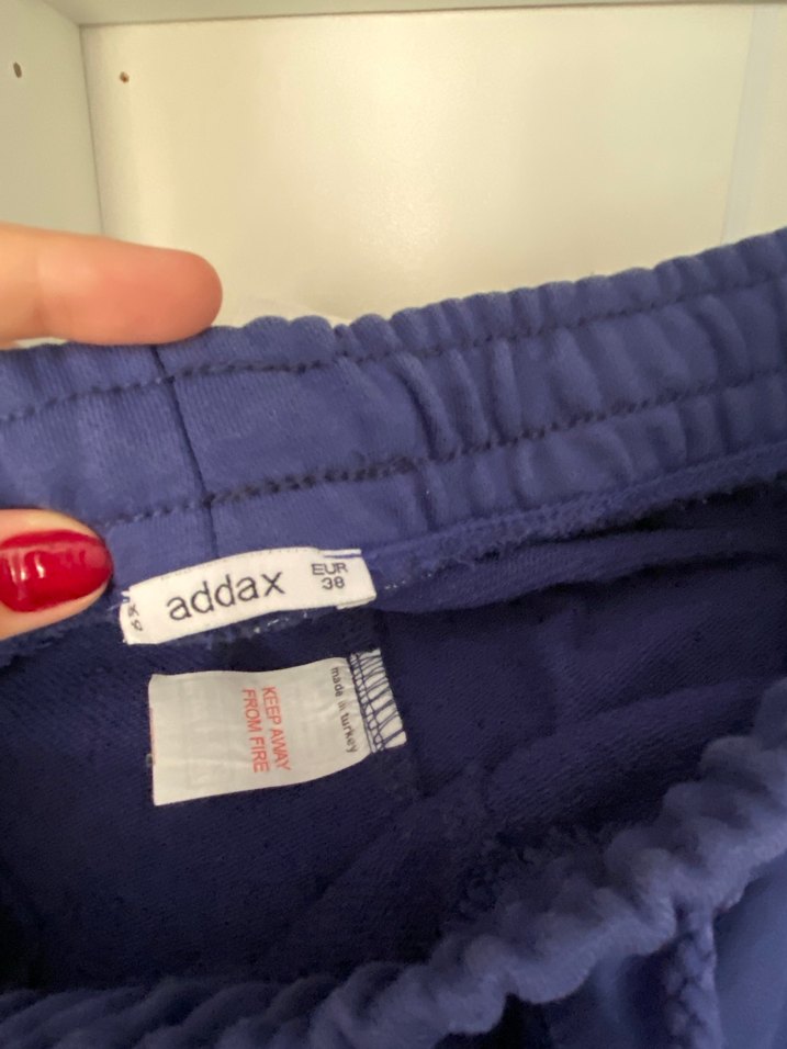 Addax Mavi Rahat Kesim Kadın Eşofman Altı - Görsel 4