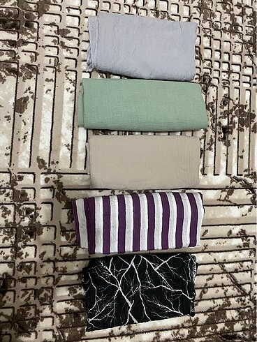 5 adet şal 150 tl