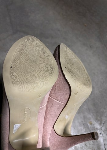 Pudra Pembe Stiletto Topuklu Kadın Ayakkabı - Görsel 3