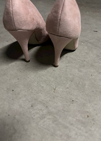 Pudra Pembe Stiletto Topuklu Kadın Ayakkabı - Görsel 2