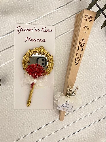 Ayna yelpaze hediyelik