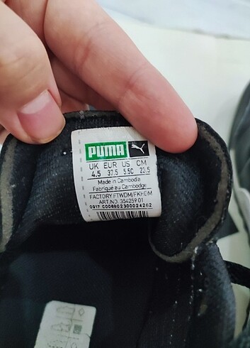 37,5 Beden Puma ayakkabı